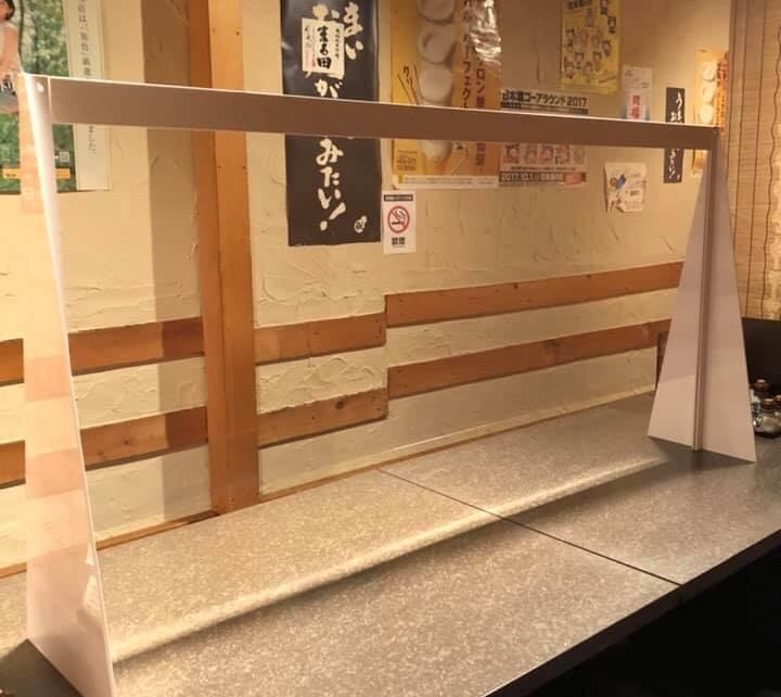 札幌 プラスチック アイドウ 飛沫防止 コロナ パーテーション アクリル板